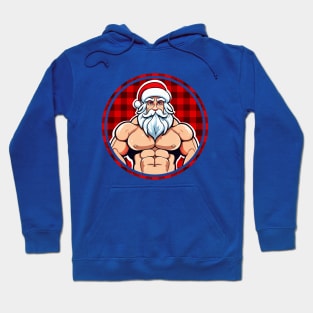 Muscular Santa Claus Hoodie